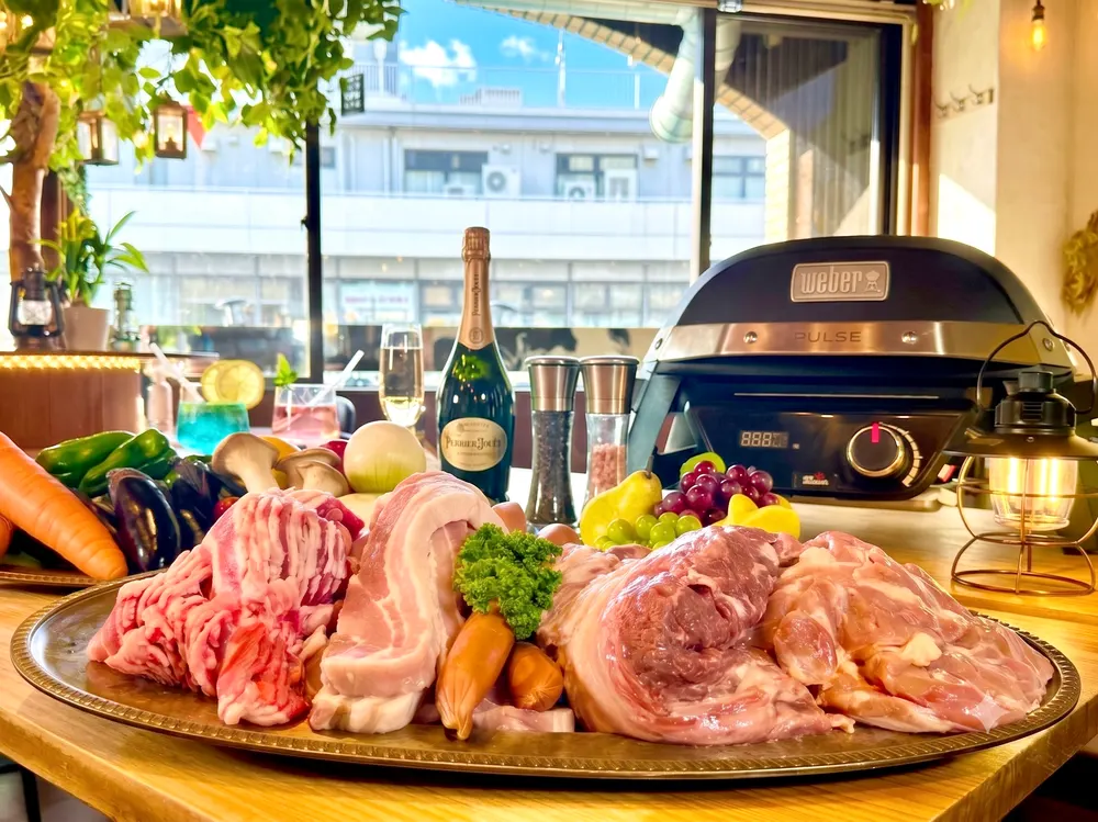 渋谷ガーデンパティオ 持ち込みBBQコース