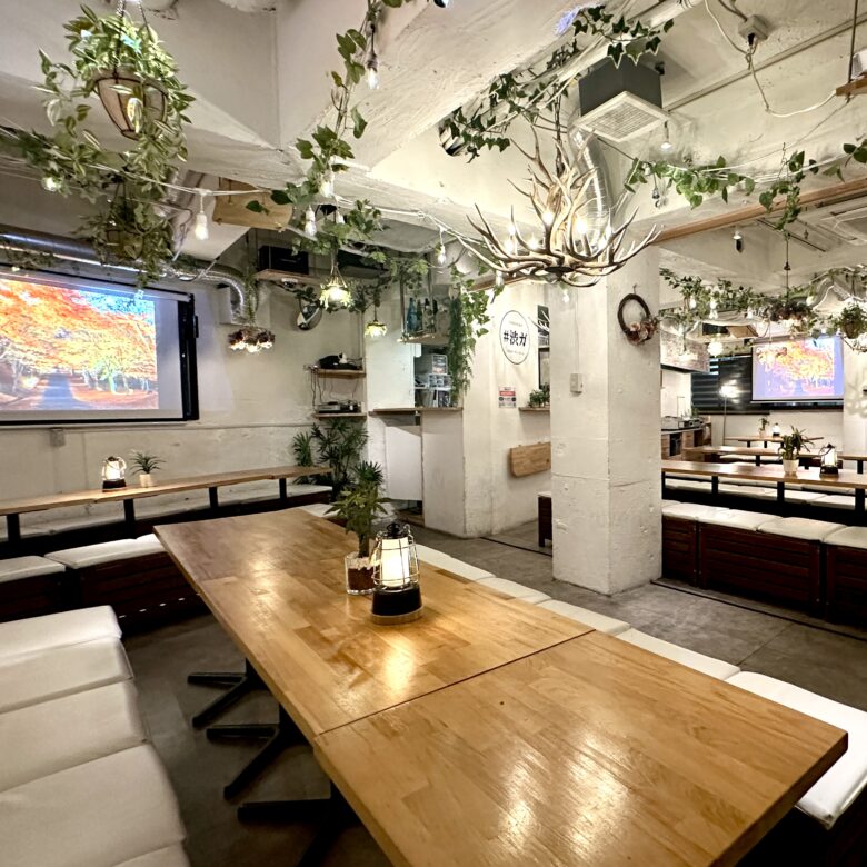 渋谷×貸切×50人「渋谷ガーデンパティオ」夜内観１